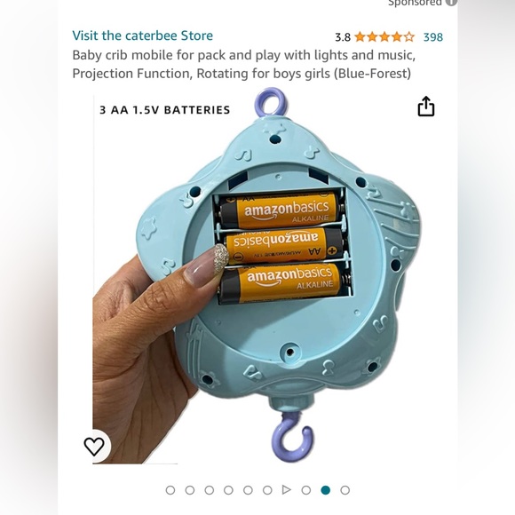 Crib mobile for pack and play - Picture 2 of 16